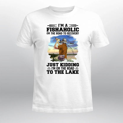 Personalized Fishing I'm A Fishaholic NI0604002YR T-Shirt