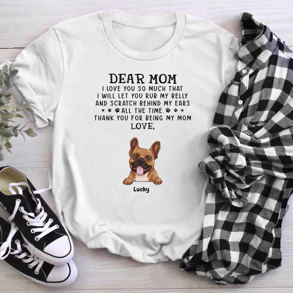 Personalized Dog Love You So Much NI1104001YR T-Shirt