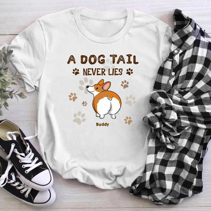 Personalized A Dog Tail Never Lies NI1104005XR T-Shirt