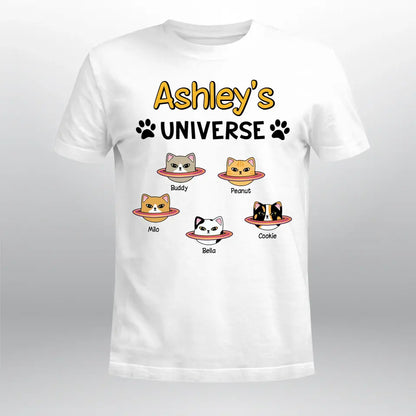 Personalized Cat Universe XR1304002YS T-Shirt