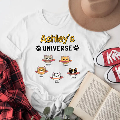 Personalized Cat Universe XR1304002YS T-Shirt