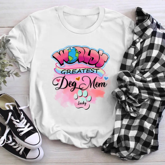 Personalized World Greatest Dog Mom YR1304002XC T-Shirt