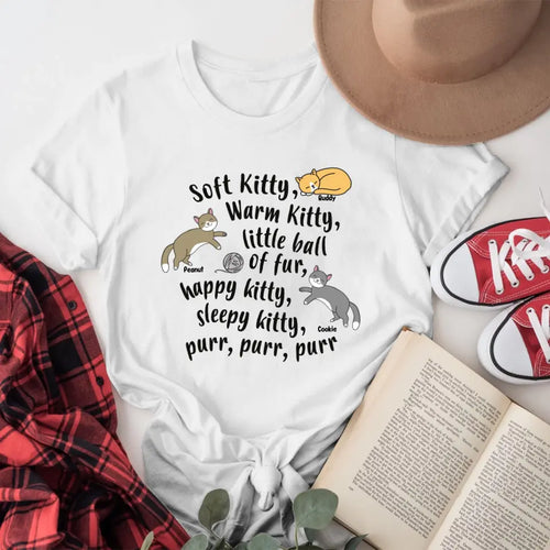 Personalized Soft Kitty Warm Kitty Cat NI1204004YR T-Shirt