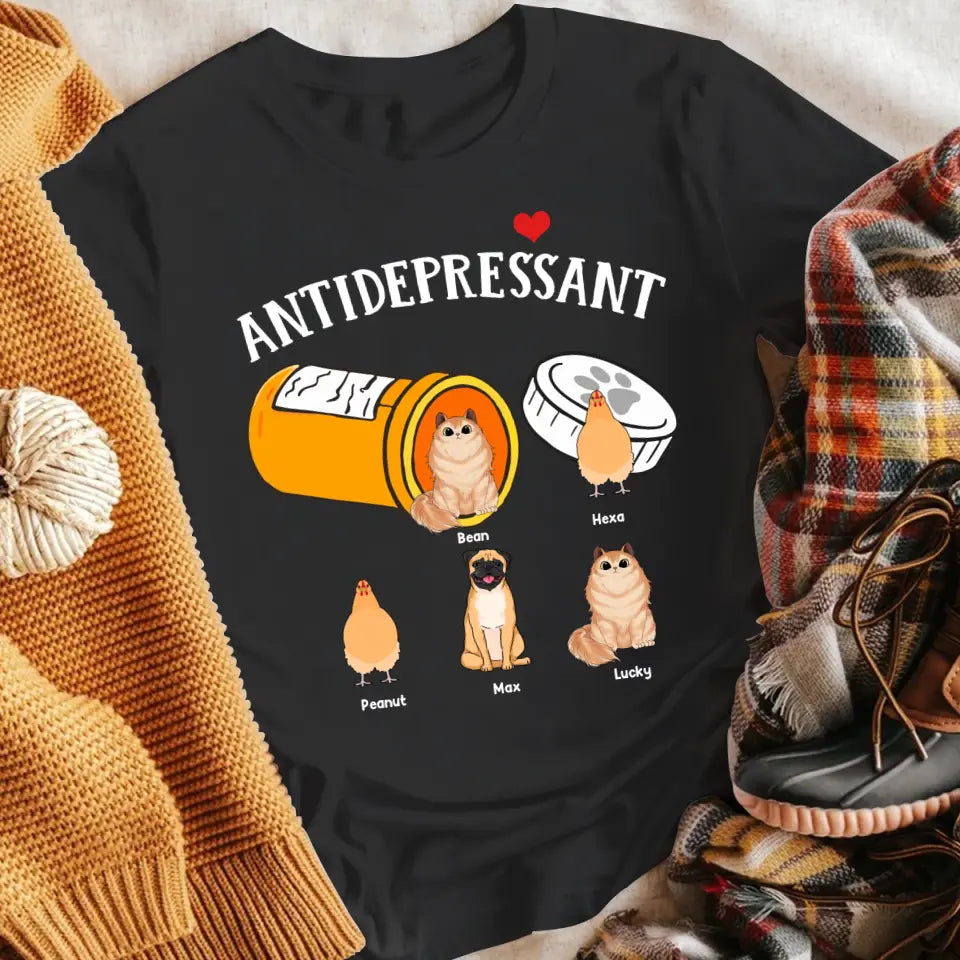 Personalized Antidepressant Animal NI1504003YR T-Shirt