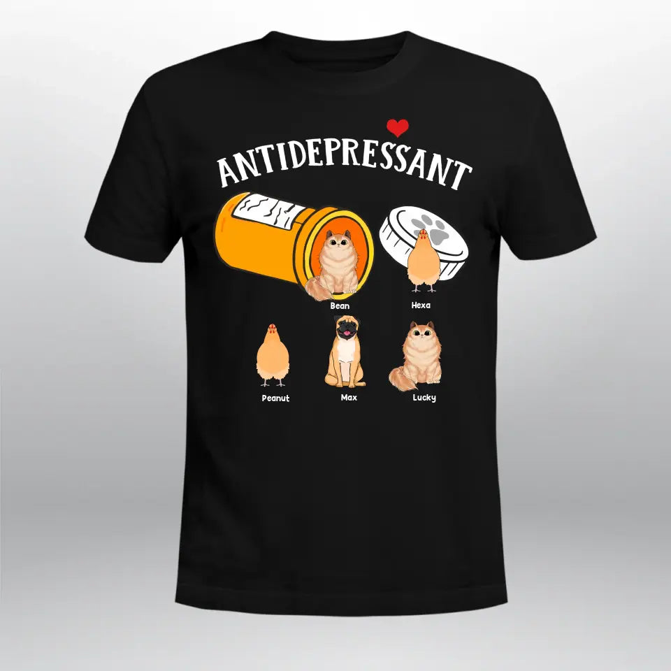 Personalized Antidepressant Animal NI1504003YR T-Shirt