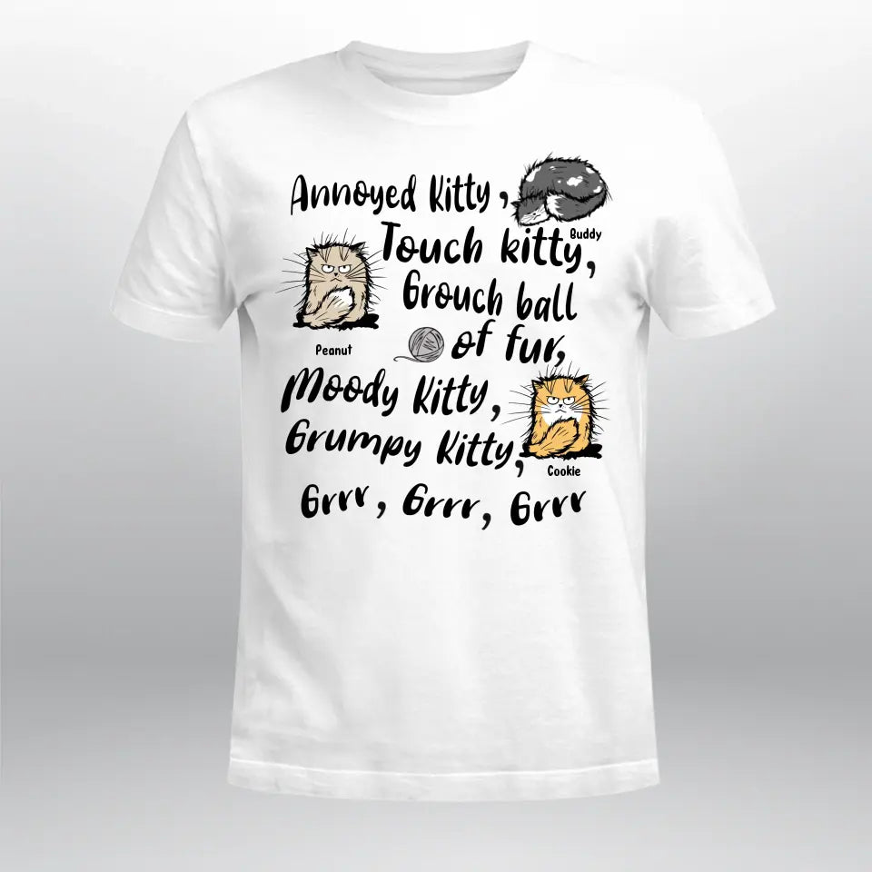 Personalized Annoyed Cat NI1804004YR T-Shirt