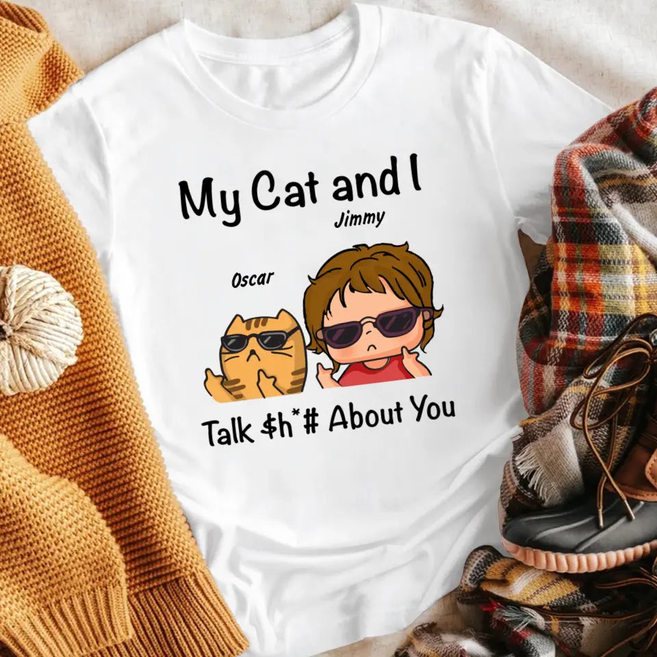 Personalized My Cat And I XR1704004YS T-Shirt