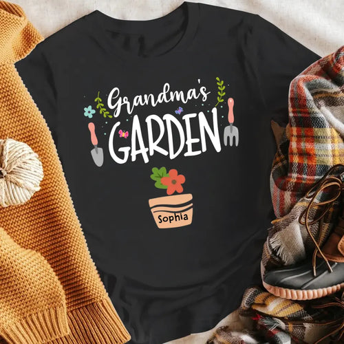 Personalized Grandma's Garden YR1904001YF T-Shirt