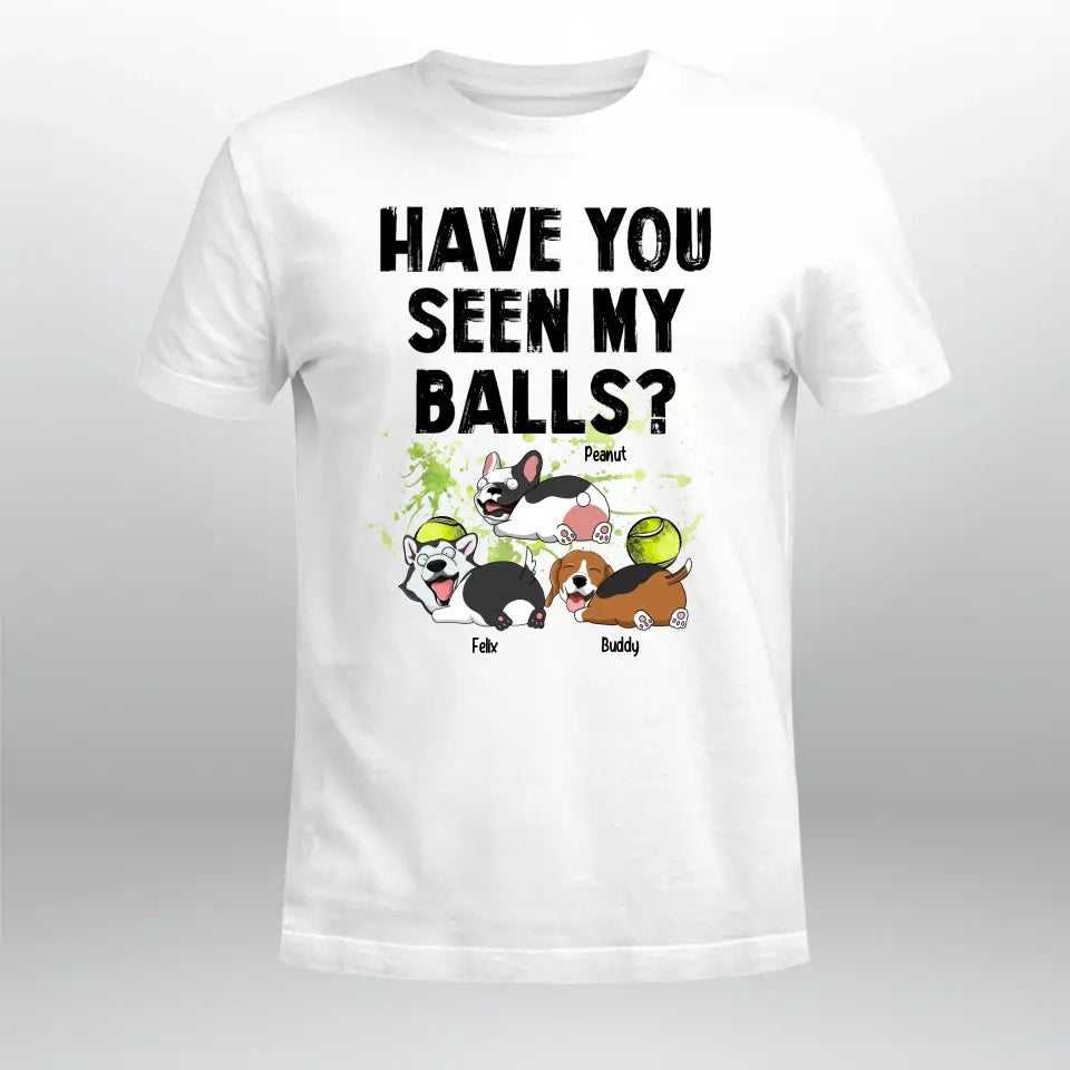 Personalized Have You Seen My Balls NI2004004XR T-Shirt