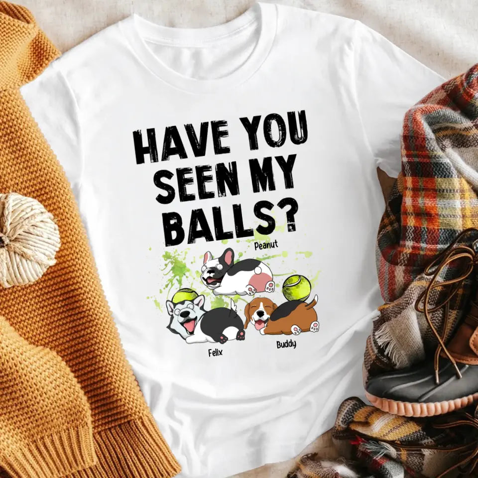 Personalized Have You Seen My Balls NI2004004XR T-Shirt