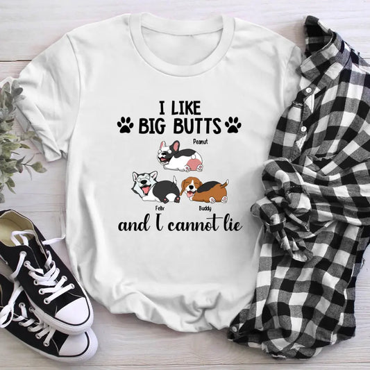 Personalized I Like Big Dog Butts NI2004006XR T-Shirt