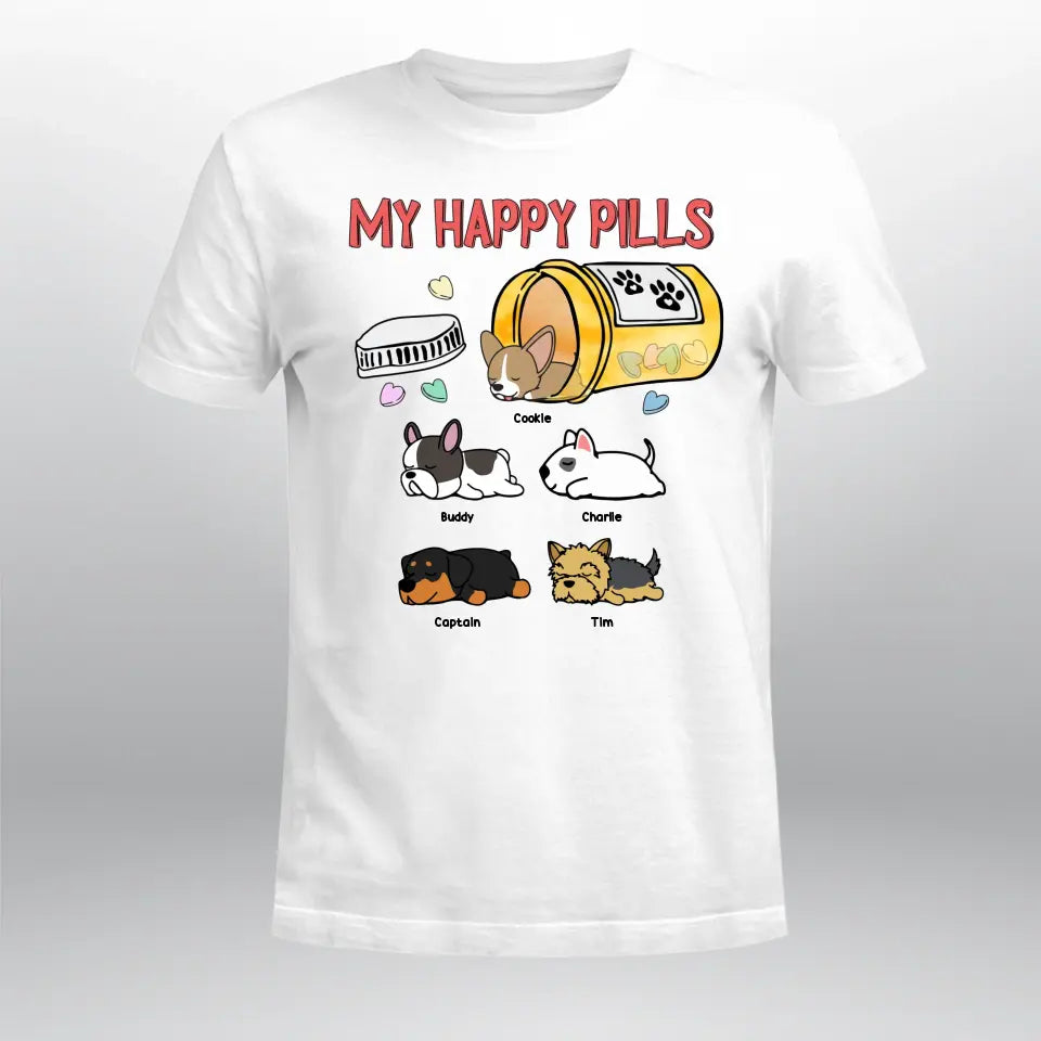 Personalized My Happy Pills NI2004007XR T-Shirt