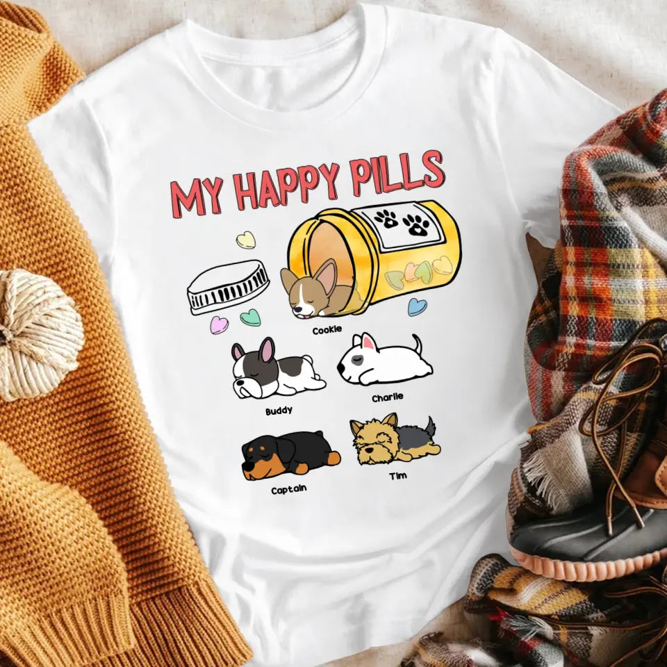 Personalized My Happy Pills NI2004007XR T-Shirt