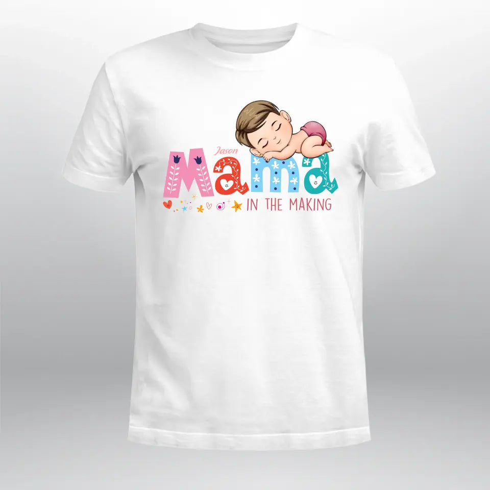 Personalized Mama In The Making YR2004005YF T-Shirt