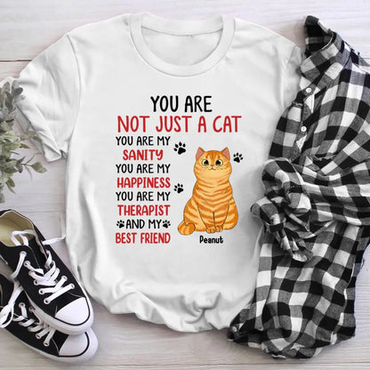 Personalized You Are Not Just Cat You Are My Sanity NI2104003XR T-Shirt