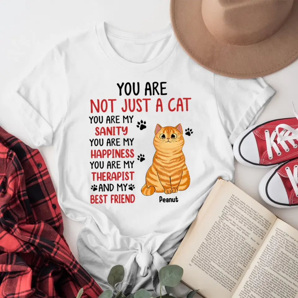 Personalized You Are Not Just Cat You Are My Sanity NI2104003XR T-Shirt