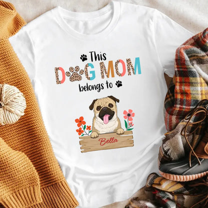 Personalized This Dog Mom Belong To NI2104004YR T-Shirt