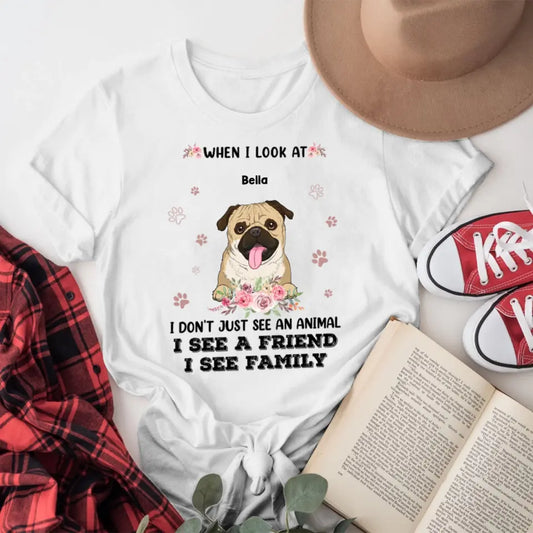 Personalized My Dog Is Family NI2604005YR T-Shirt