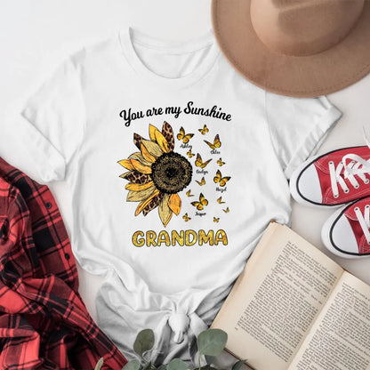 Personalized You Are My Sunshine Grandma XR2604004XY T-Shirt