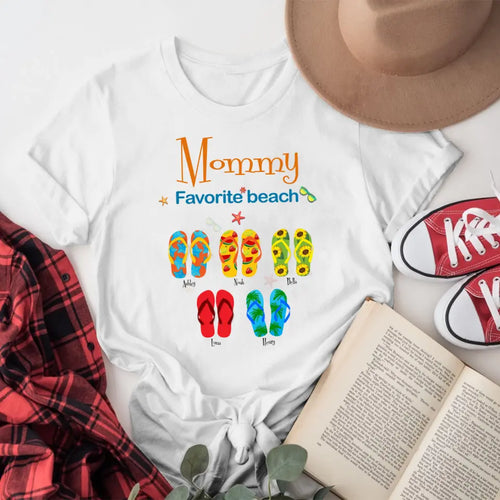 Personalized Mom's Favorite Beach XR2704002XY T-Shirt