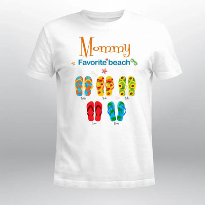 Personalized Mom's Favorite Beach XR2704002XY T-Shirt