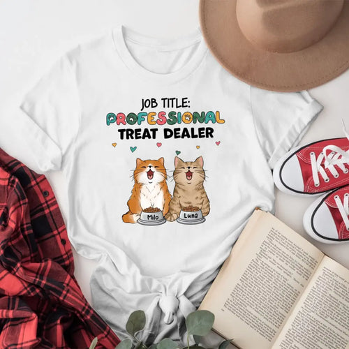 Personalized Cat Treat Dealer NI2704005YR T-Shirt