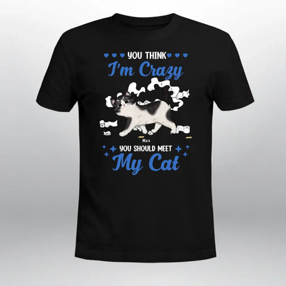 Personalized I'm Crazy You Should Meet My Cat NI2704006YR T-Shirt