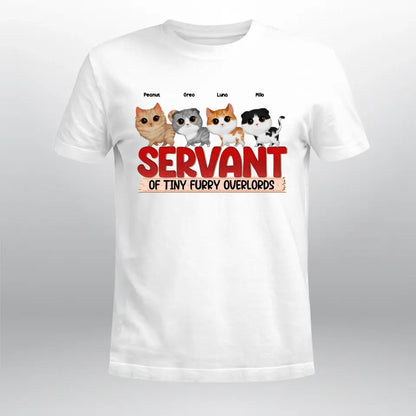 Personalized Cat Human Servant XR1404007XY T-Shirt