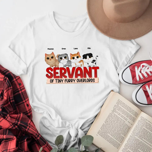 Personalized Cat Human Servant XR1404007XY T-Shirt