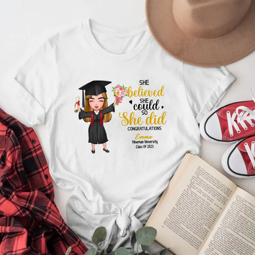 Personalized Graduation Girl 2023 YR2704001YF T-Shirt