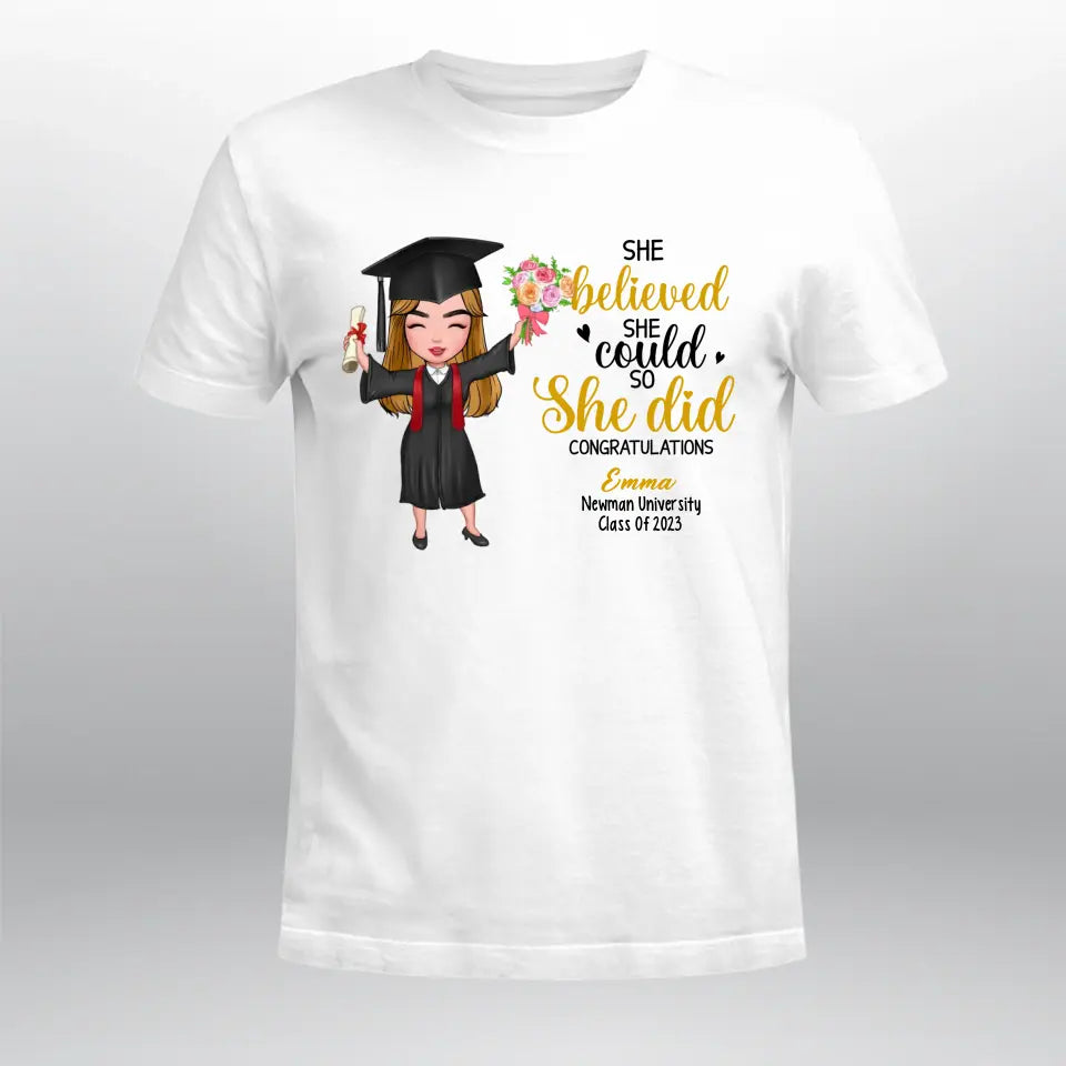 Personalized Graduation Girl 2023 YR2704001YF T-Shirt