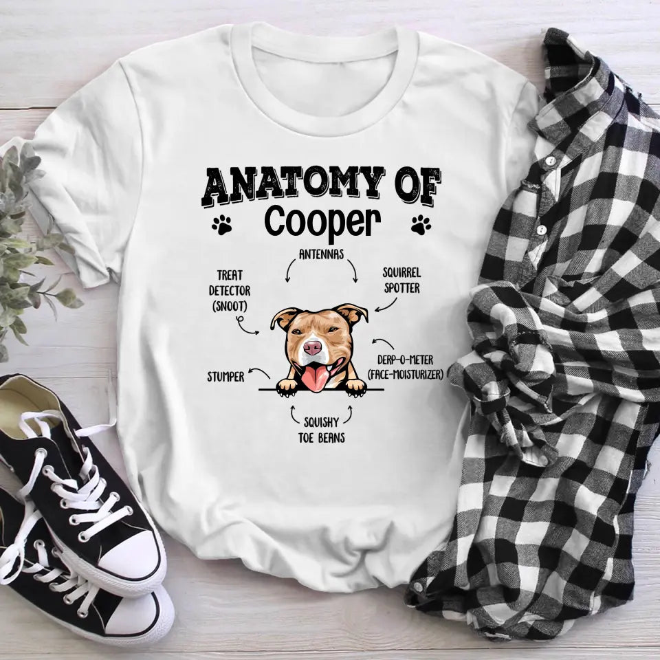 Personalized Anatomy Of A Dog NI0305003XR T-Shirt