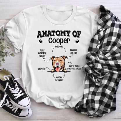 Personalized Anatomy Of A Dog NI0305003XR T-Shirt