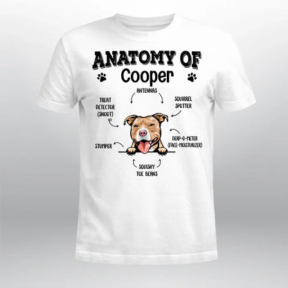 Personalized Anatomy Of A Dog NI0305003XR T-Shirt