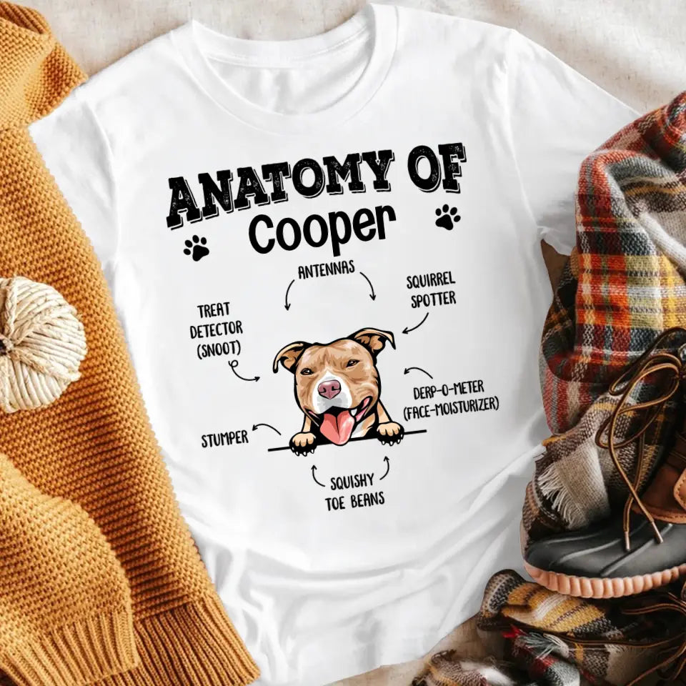 Personalized Anatomy Of A Dog NI0305003XR T-Shirt