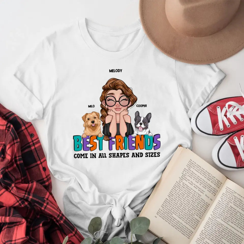 Personalized Best Friends Comes In All Shapes And Sizes NI0305006XR T-Shirt