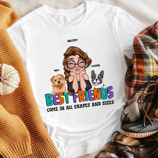 Personalized Best Friends Comes In All Shapes And Sizes NI0305006XR T-Shirt