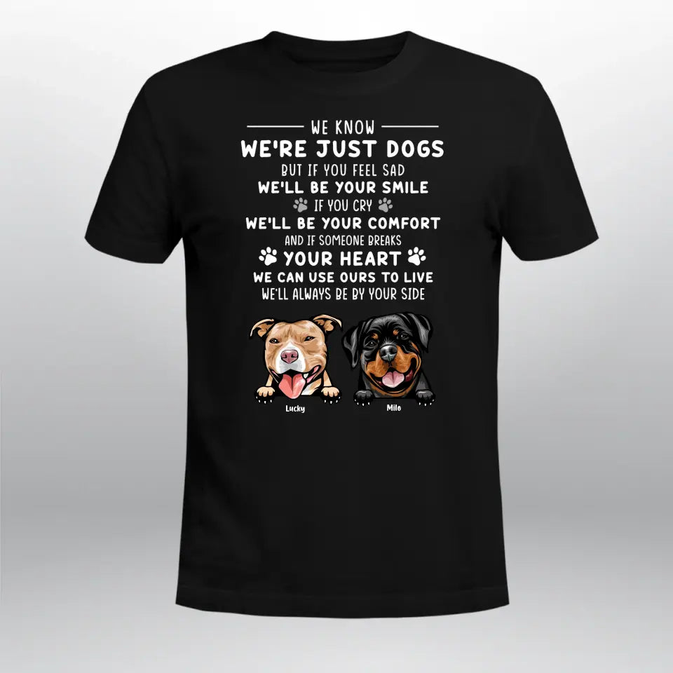 Personalized We're Just Dogs NI0405001XR T-Shirt