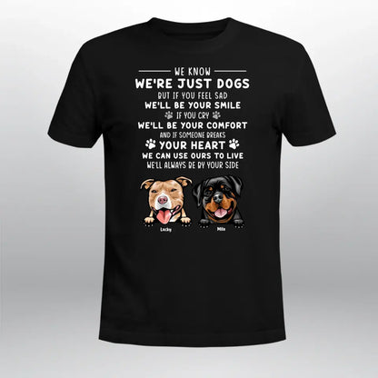 Personalized We're Just Dogs NI0405001XR T-Shirt