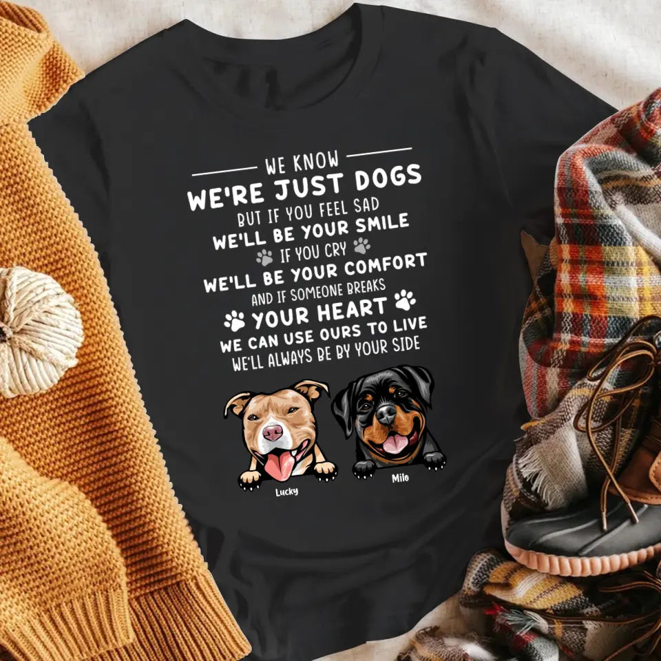 Personalized We're Just Dogs NI0405001XR T-Shirt