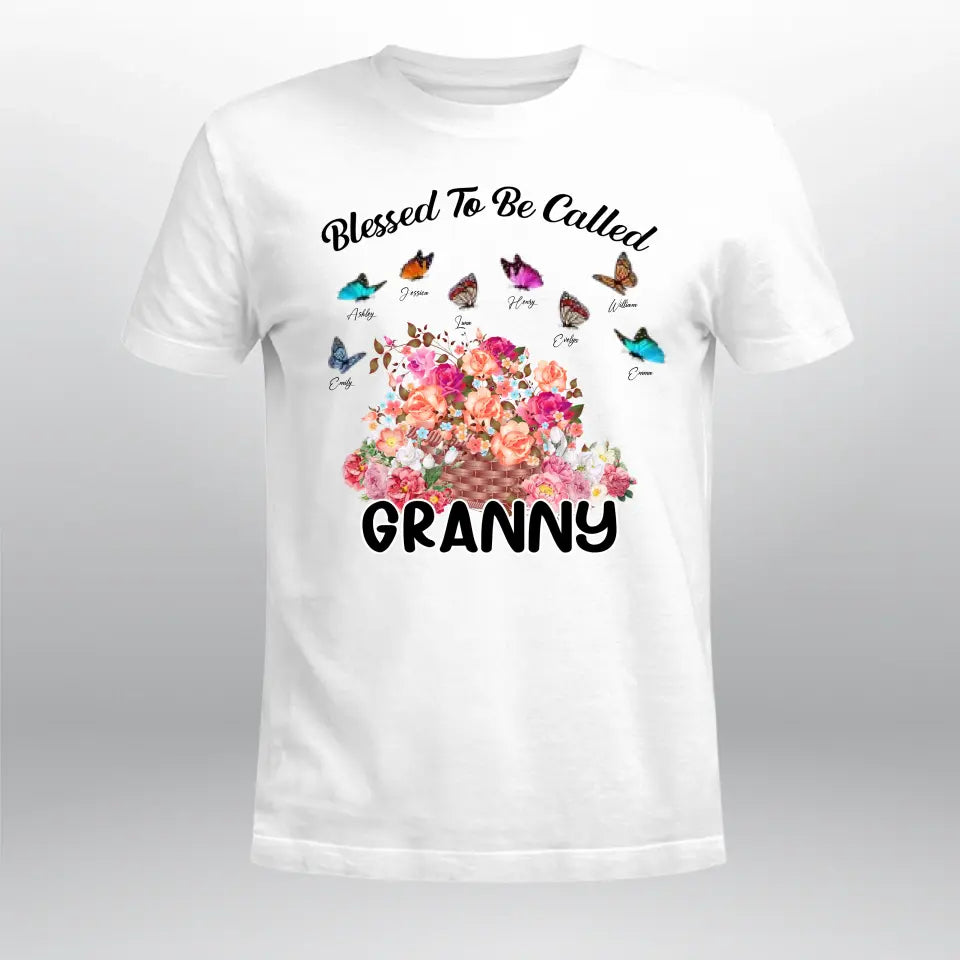 Personalized Blessed To Be Called Granny XR2804003XY T-Shirt