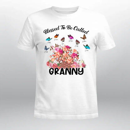 Personalized Blessed To Be Called Granny XR2804003XY T-Shirt