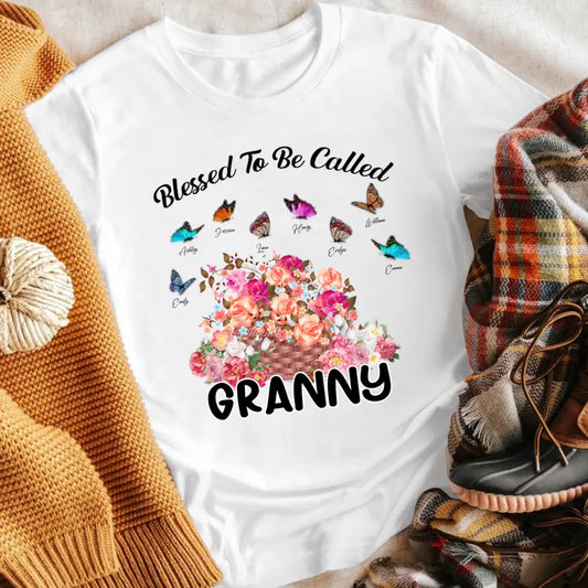 Personalized Blessed To Be Called Granny XR2804003XY T-Shirt