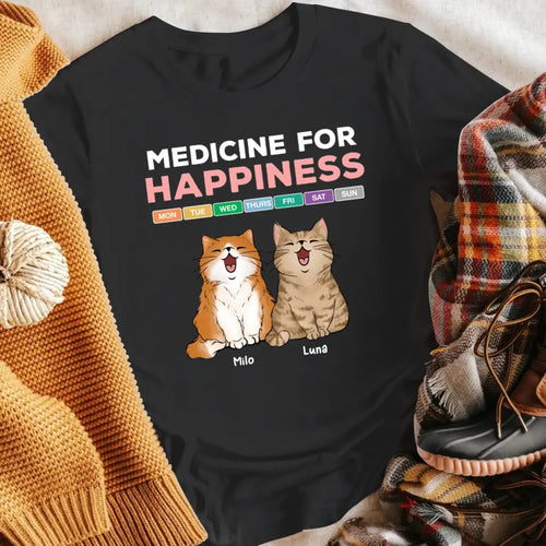 Personalized Medicine For Happiness NI0405002YR T-Shirt