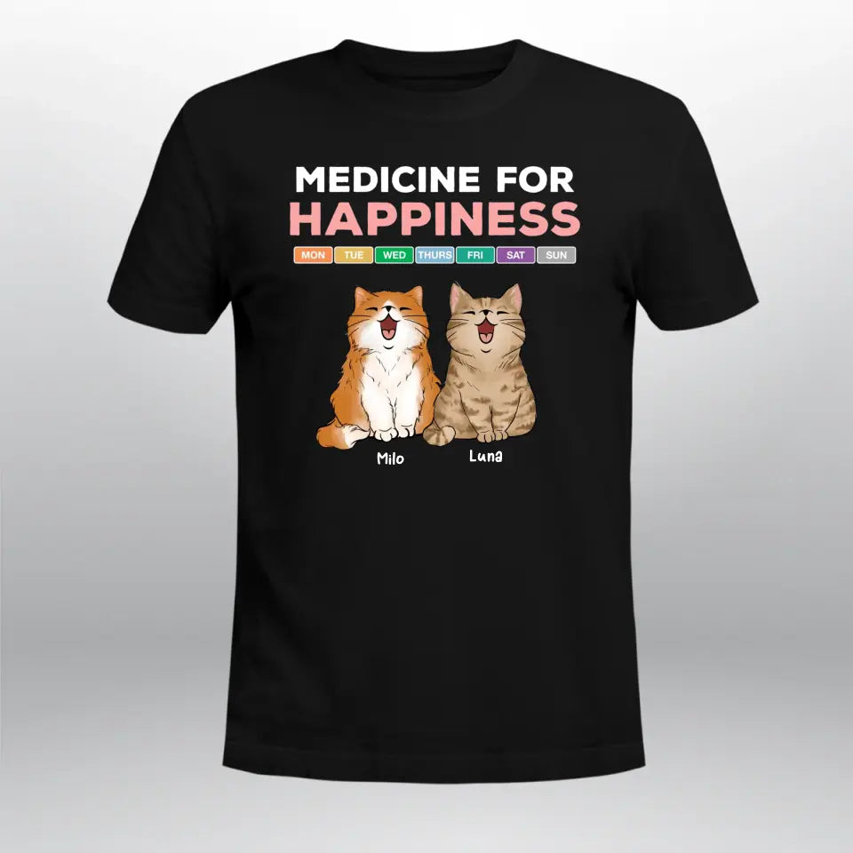 Personalized Medicine For Happiness NI0405002YR T-Shirt