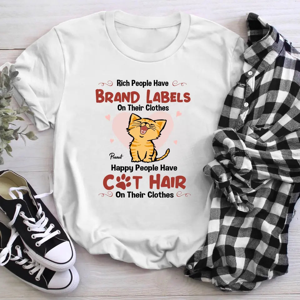 Personalized Cat Hair XR1104006XY T-Shirt