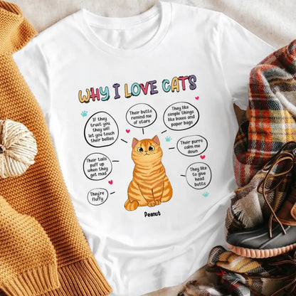 Personalized I Love Cats NI0805002XR T-Shirt