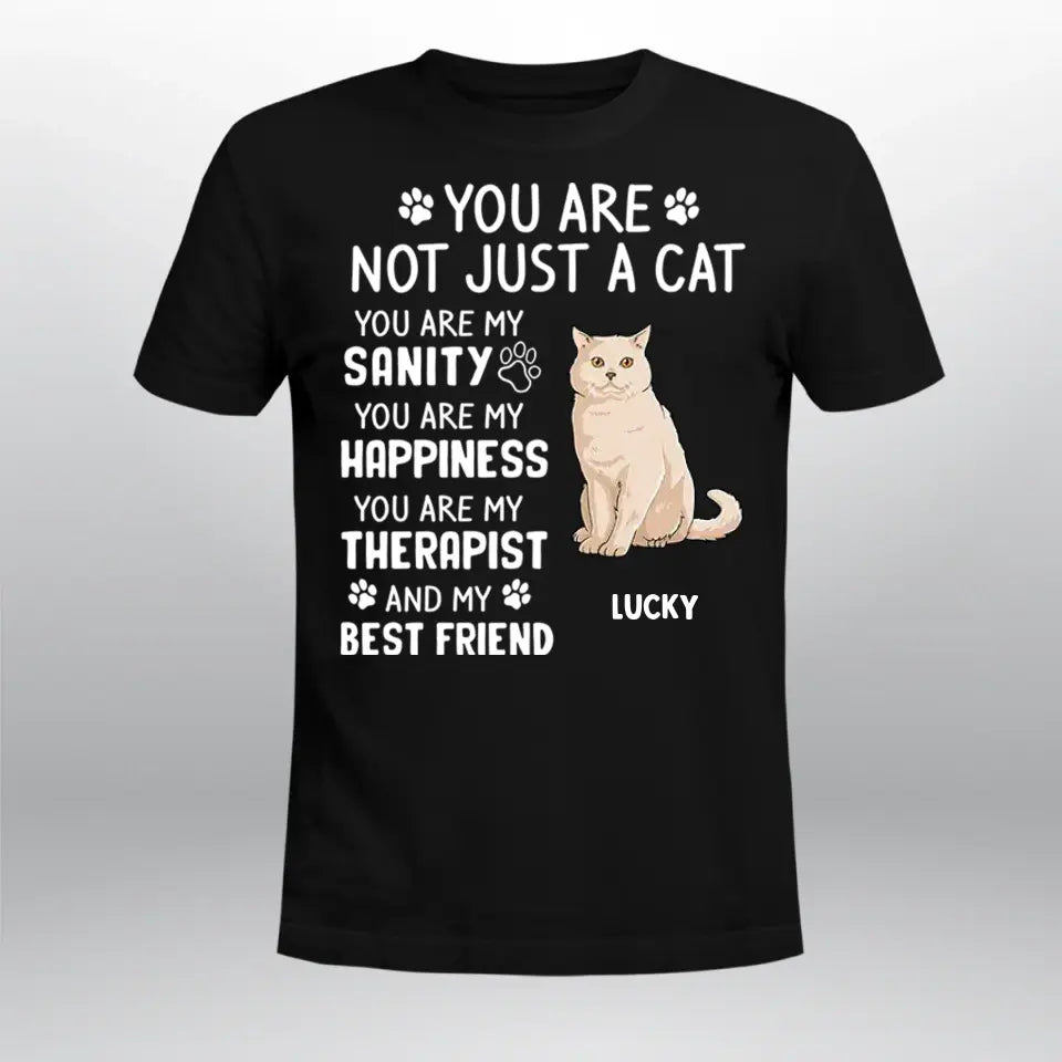 Personalized You Are Not Just A Cat NI0805003YR T-Shirt