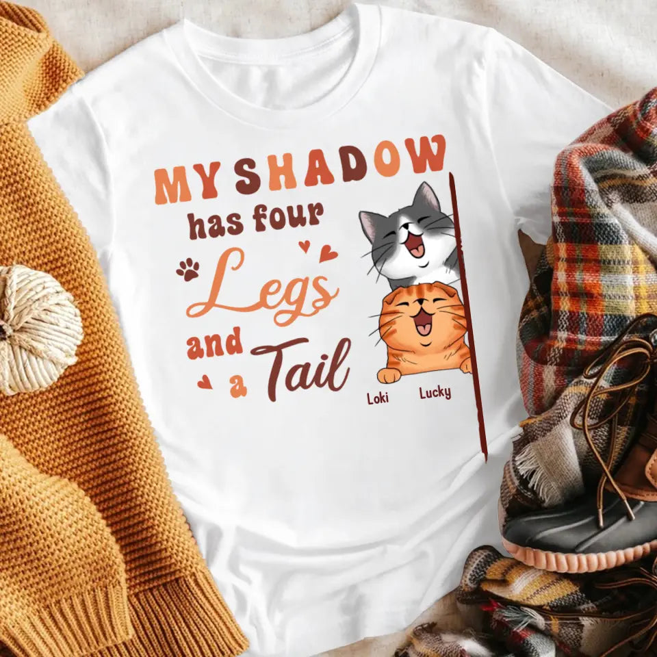 Personalized Cat My Shadow NI0805006YR T-Shirt