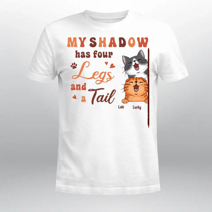 Personalized Cat My Shadow NI0805006YR T-Shirt